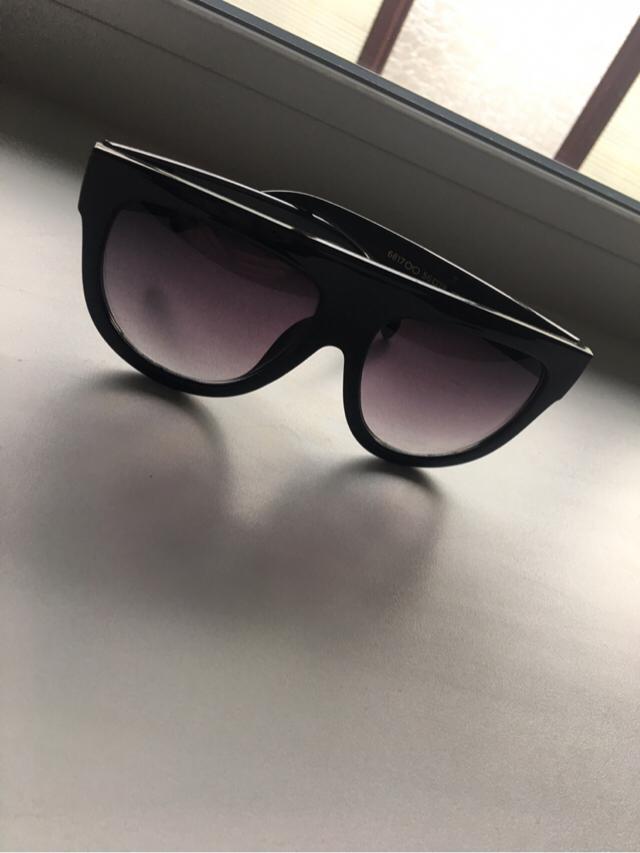 Simple FullRim Black Sunglasses BLACK Sunglasses ZAFUL